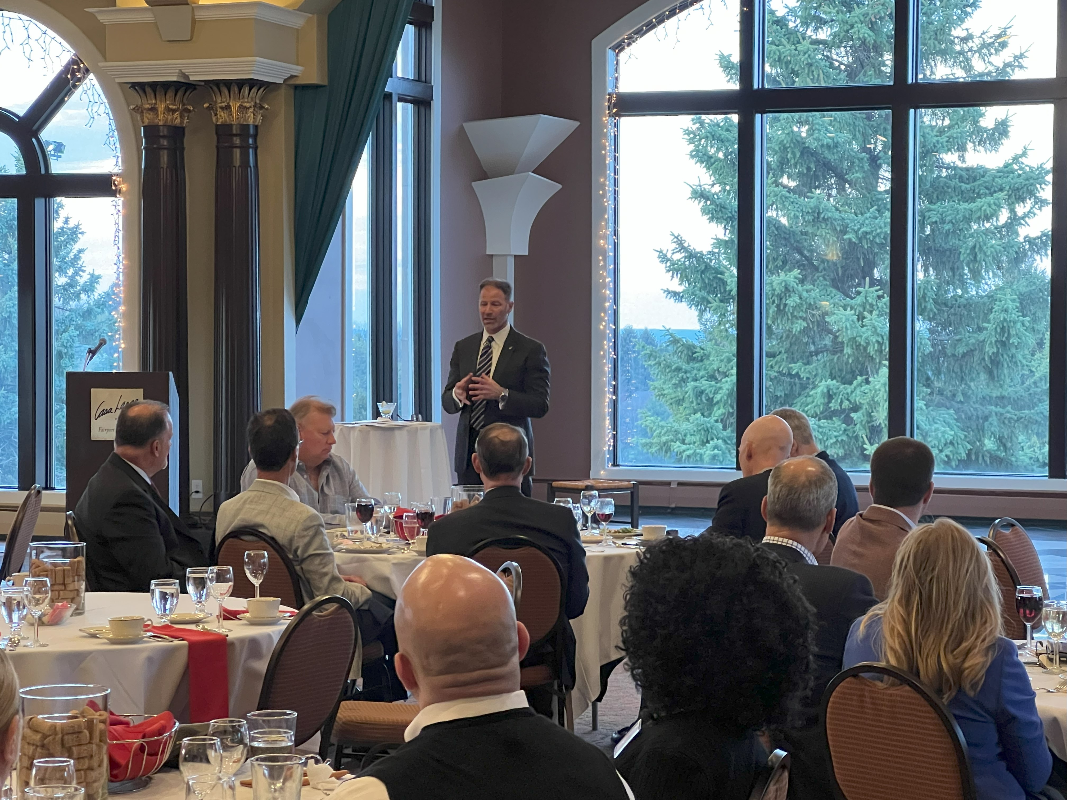 2025 FHLBNY's Dinner & Discussions in North Country - Adam Speaking