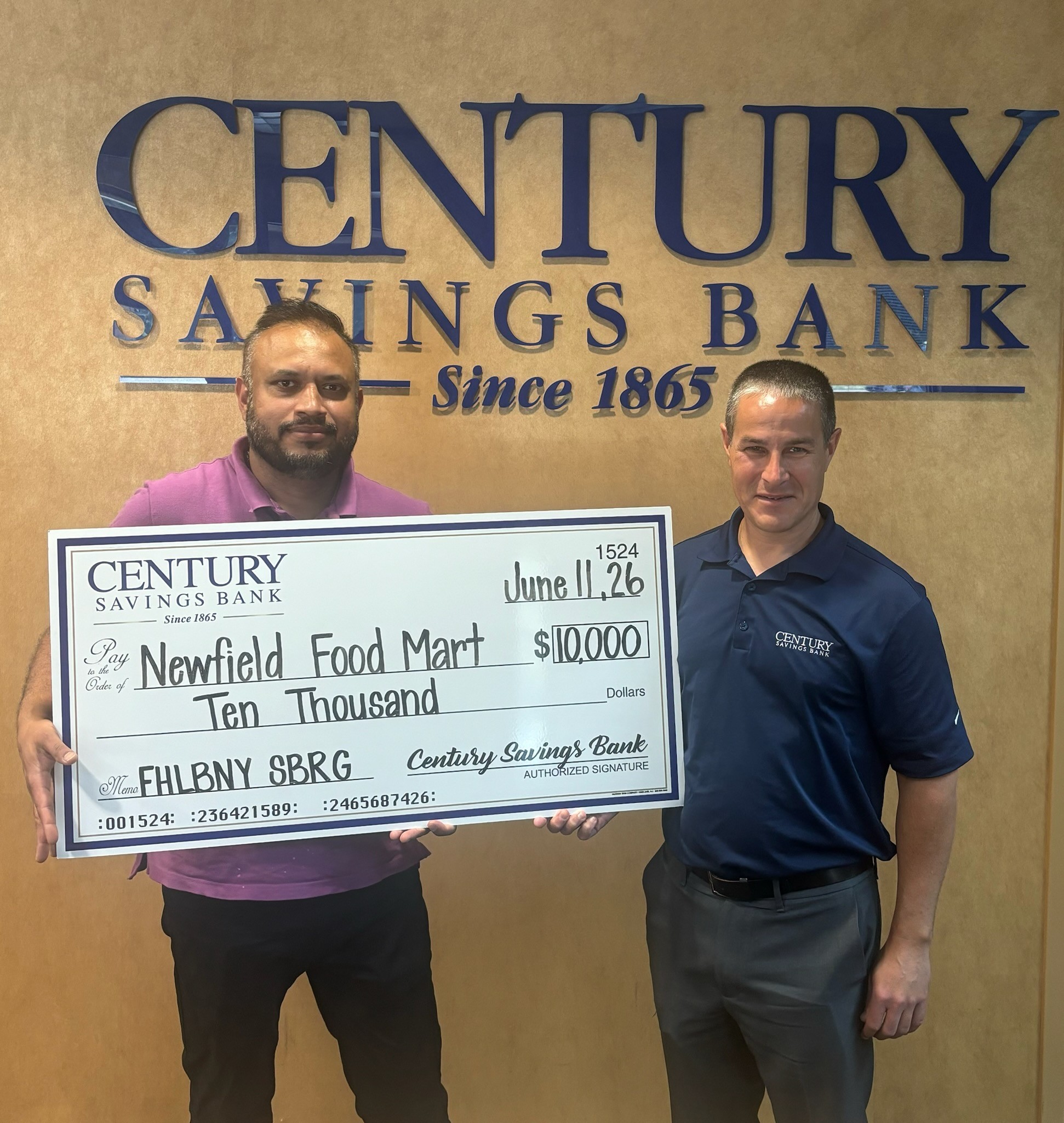 Century Savings Bank - SBRG Success Stories Photo