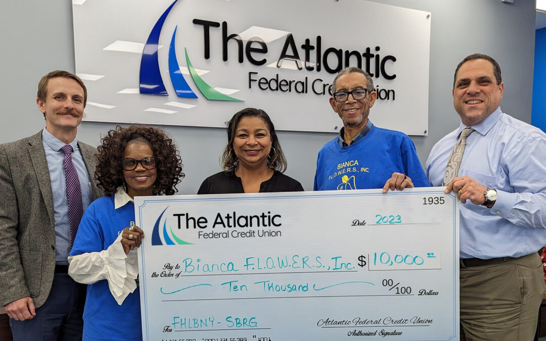 The Atlantic Federal Credit Union Donates $50,000 in FHLBNY Small Business Recovery Grants to Local Nonprofit Organizations